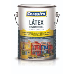 Pintura Latex Habitacional Blanco n 1 Gl Ceresita