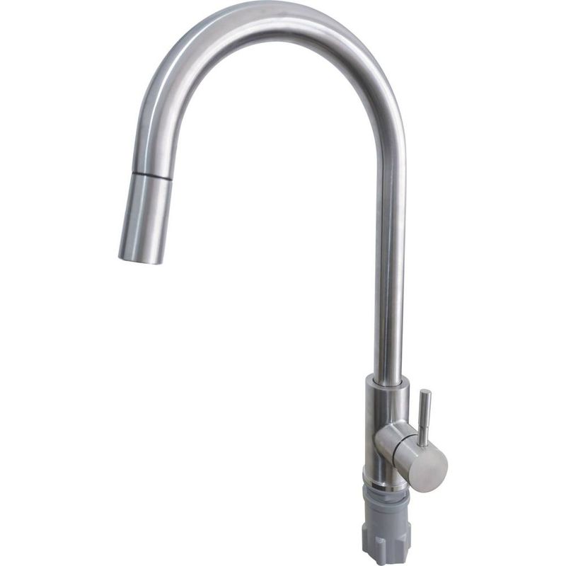 Monomando Lavaplato Vertical Modern Inox Extraíble Täumm